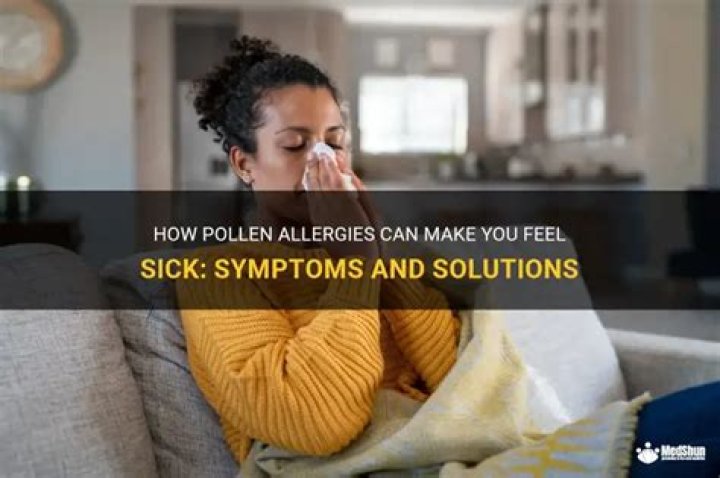 Can bee pollen make you feel sick