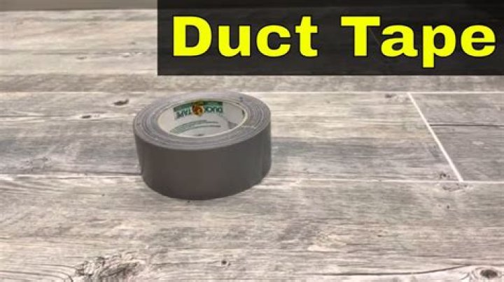 Can duct tape stick to rubber