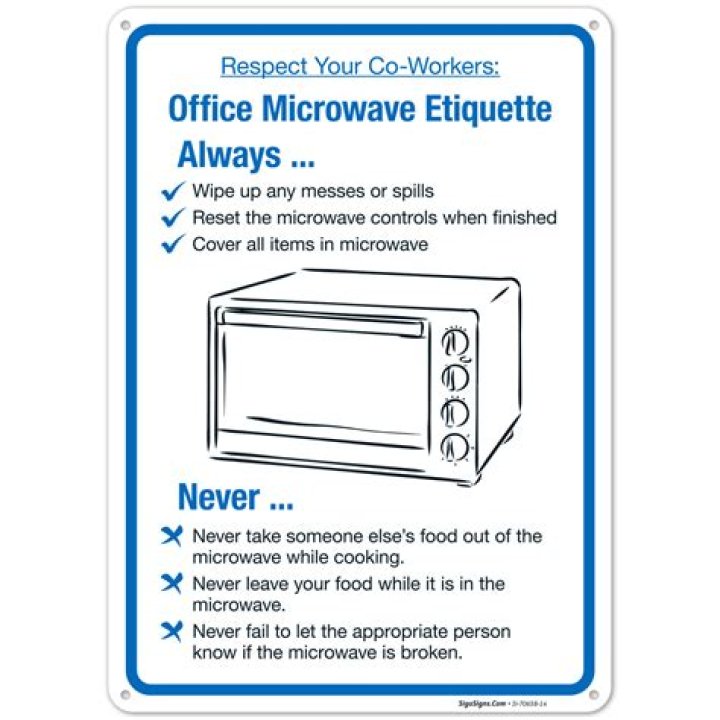 Can I use microwave in the office