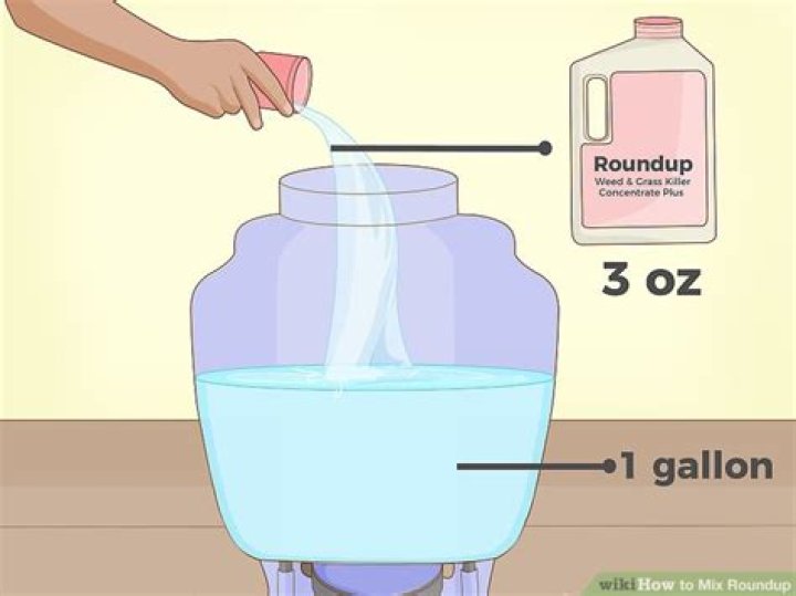 Do you mix Roundup with water