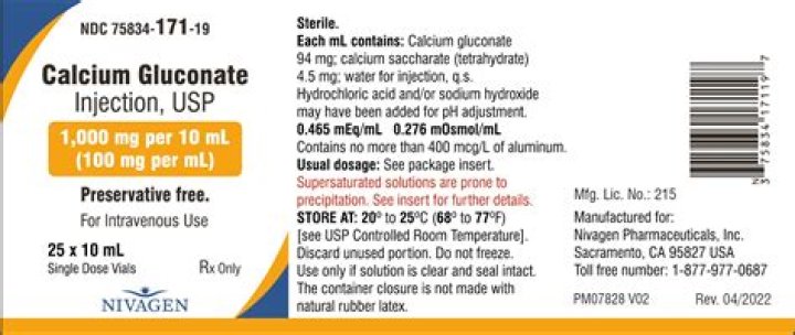 How do you take calcium gluconate