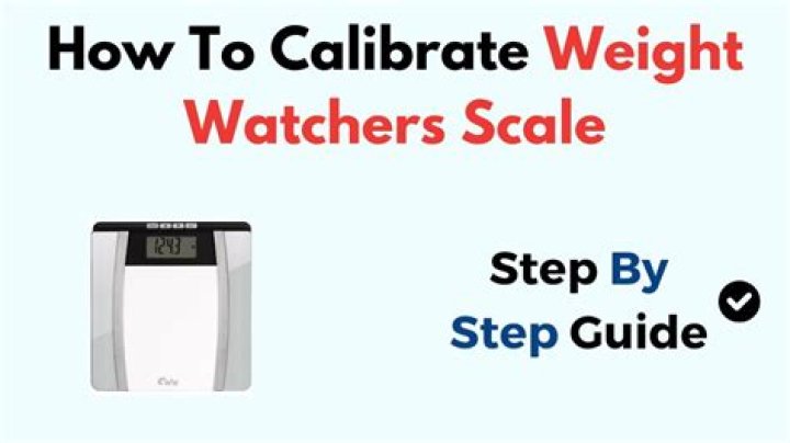 How do you use the Weight Watchers body scale