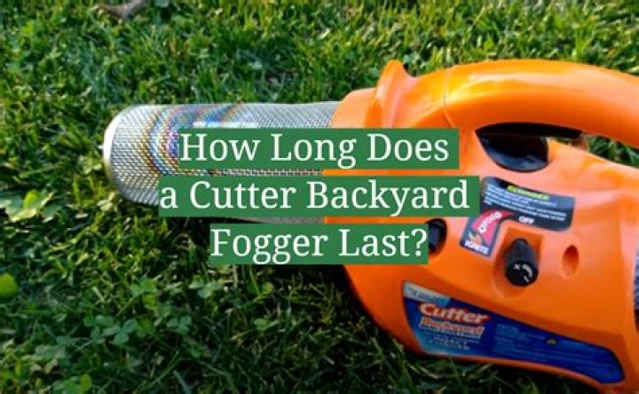 How long do backyard foggers last