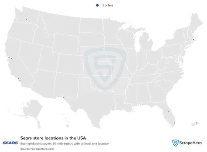 How many Sears locations are left