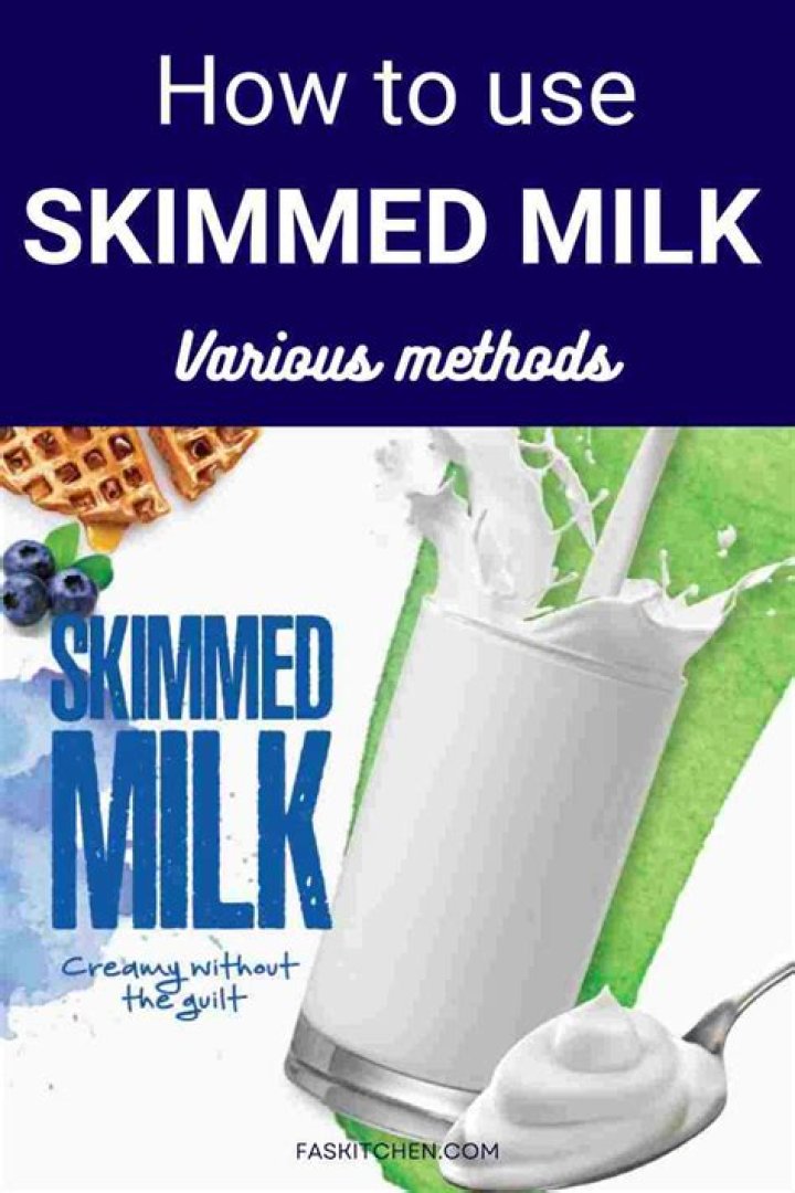 Is anything added to skimmed milk