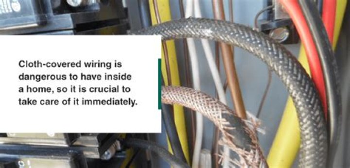 Is cloth covered wiring dangerous