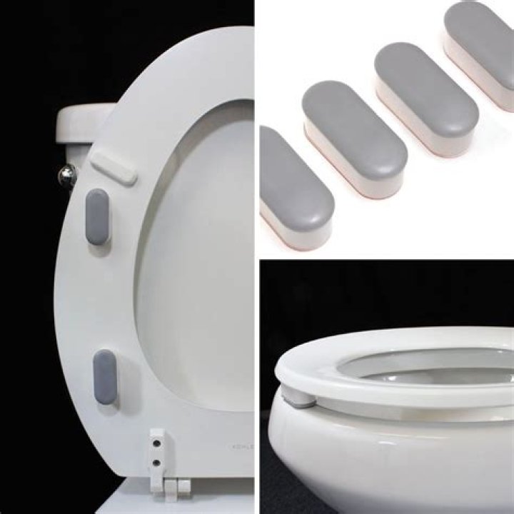 What are bumpers on a toilet seat