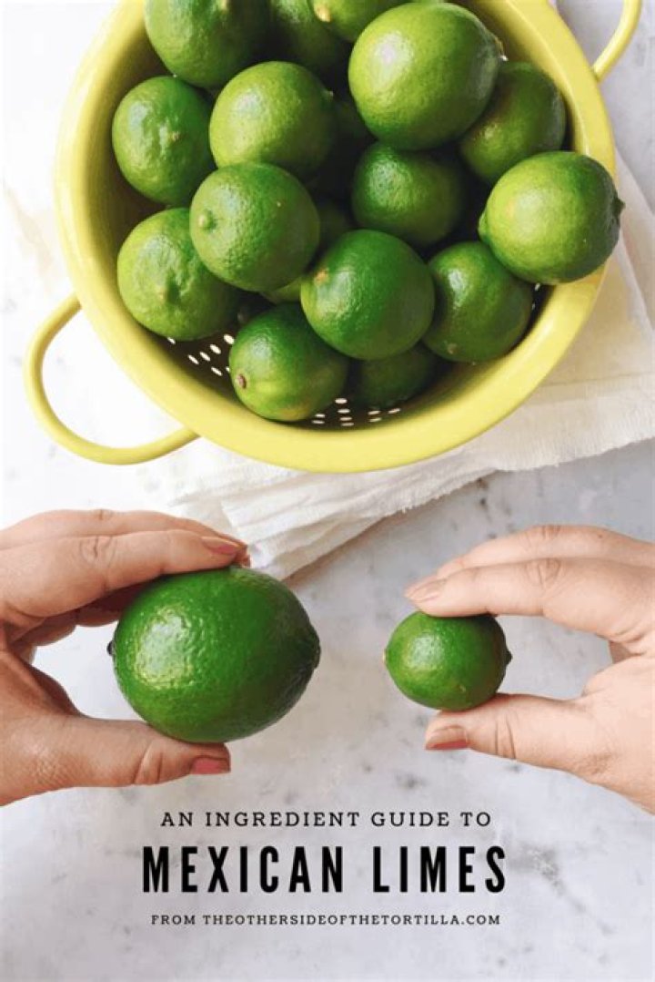 What do you do with Mexican limes