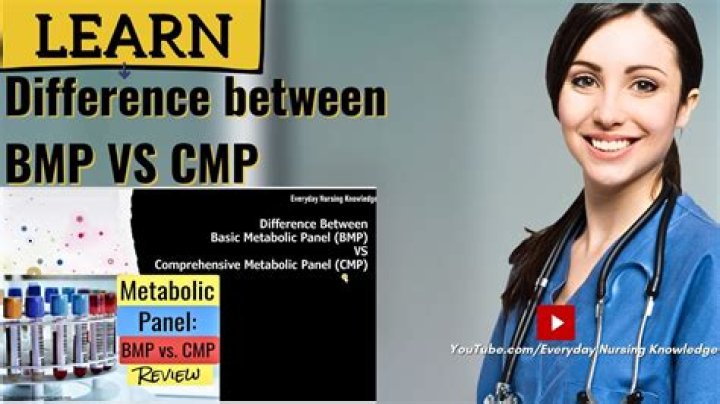 What is included in a BMP and CMP