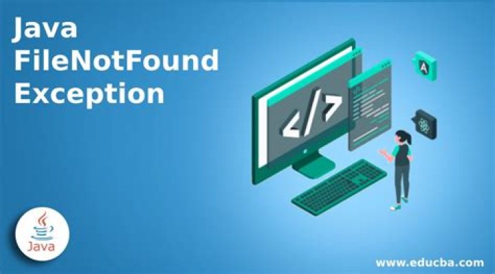 What is Java IO FileNotFoundException