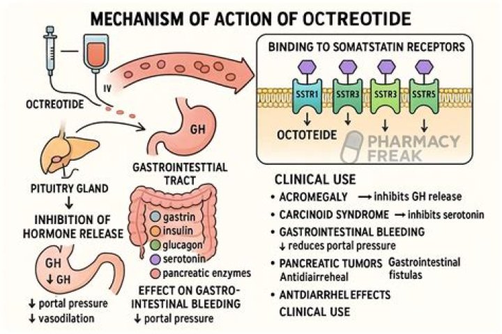 What is the purpose of octreotide