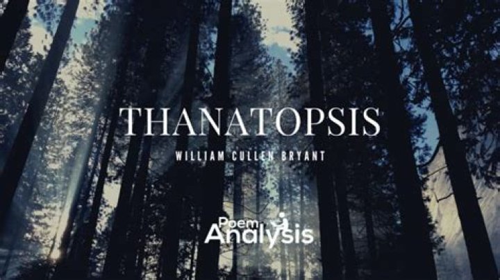 What is the word Thanatopsis mean