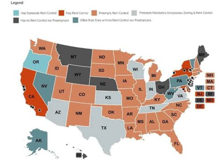 What states have rent control