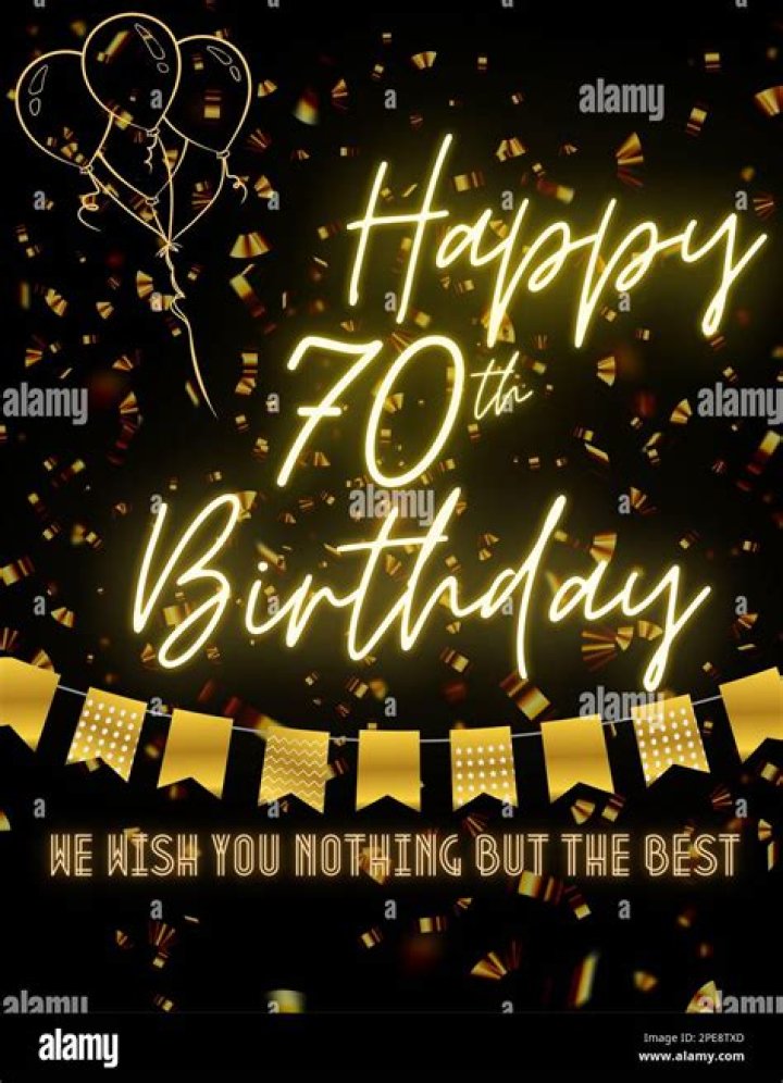 What Symbolises 70th birthday