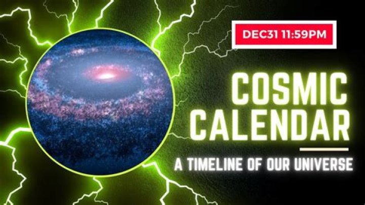 What time did modern humans arrive according to the cosmic calendar