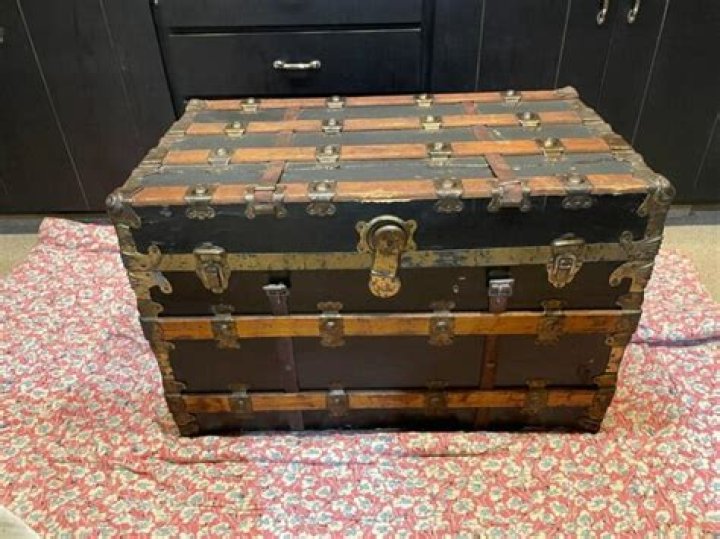 What were antique trunks used for