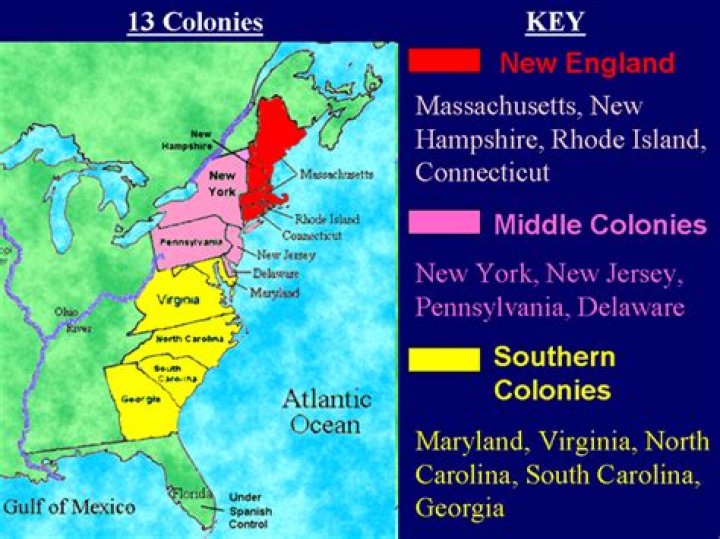 When were the 12 colonies founded