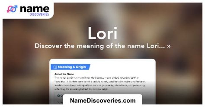 Where did the name Lori come from